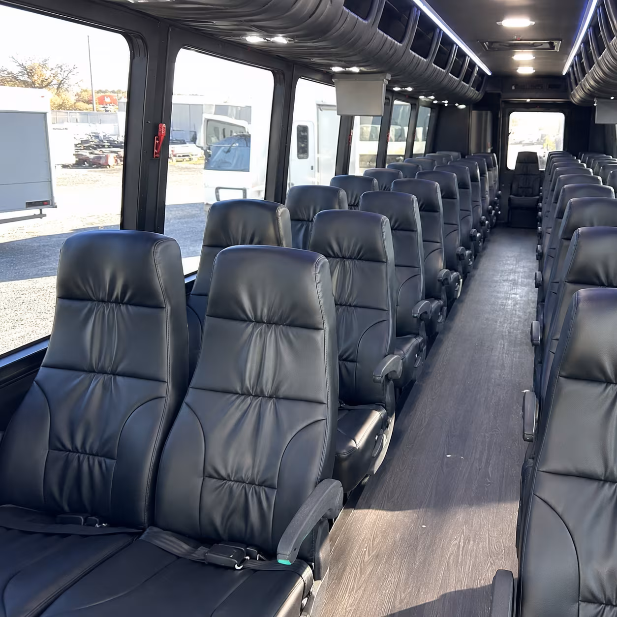 paterson 25 passenger minibus interior