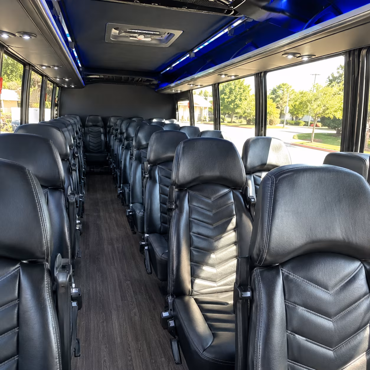 paterson 28 passenger minibus inside