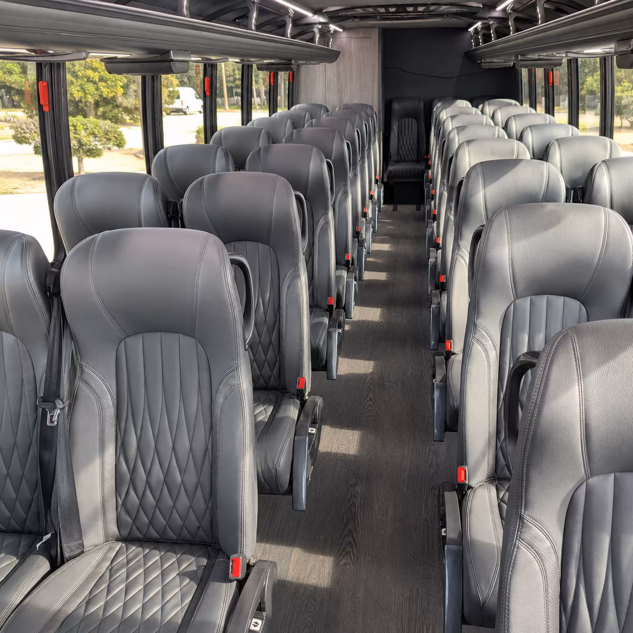 paterson 28 passenger minibus interior