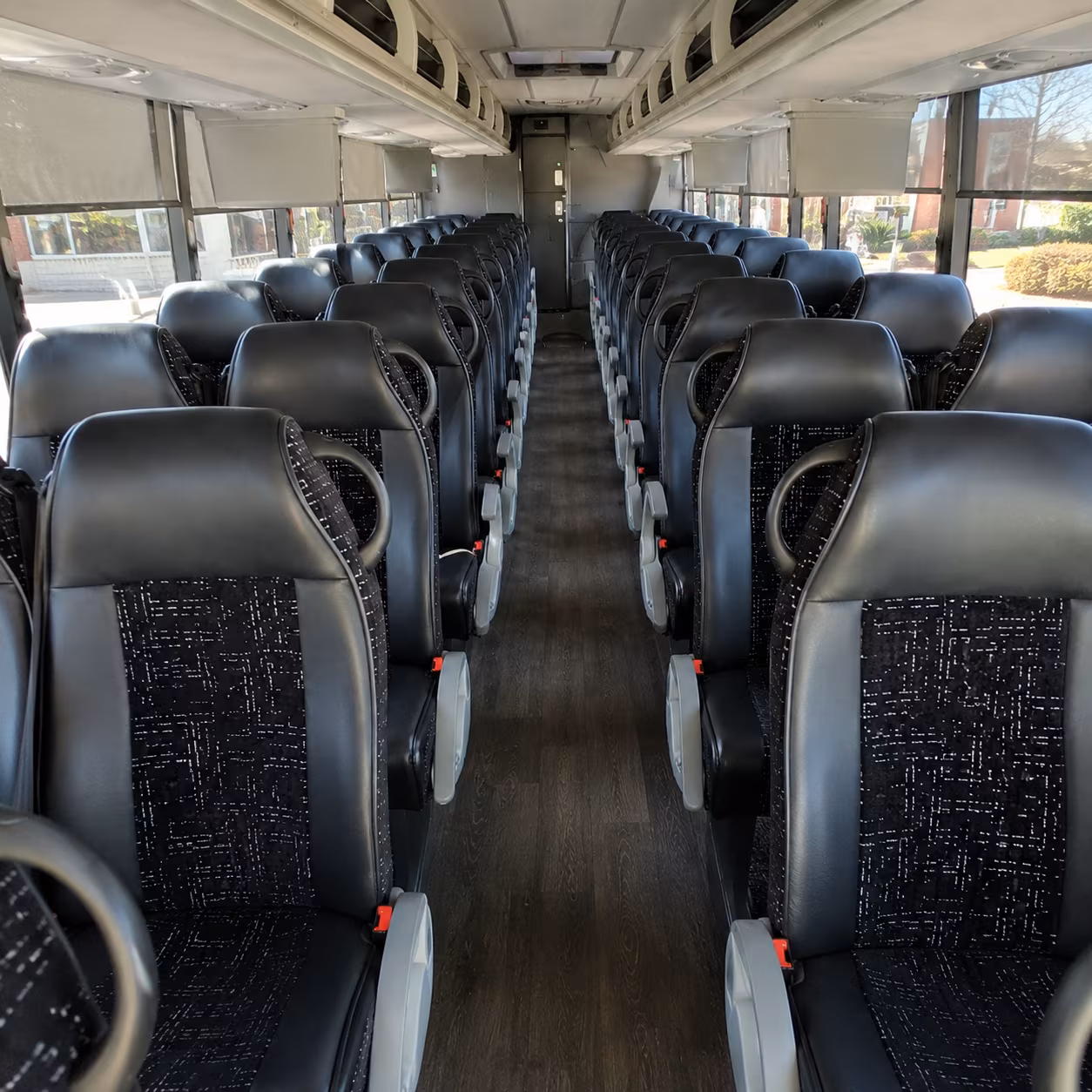 paterson 54 passenger charter bus inside